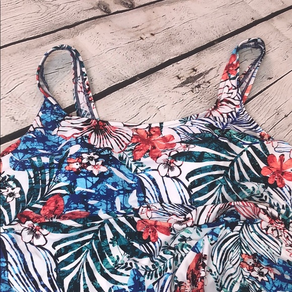 Azul one piece Swim Dress - Picture 10 of 12